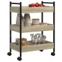 Sonoma oak engineered wood kitchen cart 50x30x70 cm by , Kitchen and dining carts - Ref: Foro24-842357, Price: 58,70 €, Disco...