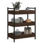 Oak brown engineered wood kitchen cart 50x30x70 cm by , Kitchen and dining carts - Ref: Foro24-842360, Price: 49,65 €, Discou...
