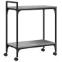 Sonoma gray engineered wood kitchen cart 60.5x31x72.5 cm by , Kitchen and dining carts - Ref: Foro24-842369, Price: 44,99 €, ...