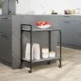 Sonoma gray engineered wood kitchen cart 60.5x31x72.5 cm by , Kitchen and dining carts - Ref: Foro24-842369, Price: 44,99 €, ...