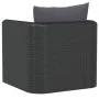 Armchair with black synthetic rattan cushions by vidaXL, Modular outdoor sofas - Ref: Foro24-46555, Price: 128,07 €, Discount: %