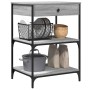 Sonoma grauer Küchenwagen aus Holzwerkstoff, 60 x 48 x 89,5 cm von , Küchen- und Speisewagen - Ref: Foro24-842374, Preis: 79,...