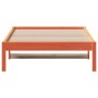 Sofá cama de madera maciza de pino marrón cera 90x200 cm de , Camas y somieres - Ref: Foro24-844405, Precio: 63,19 €, Descuen...