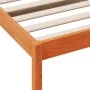 Sofá cama de madera maciza de pino marrón cera 90x200 cm de , Camas y somieres - Ref: Foro24-844405, Precio: 56,30 €, Descuen...