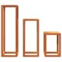 Pflanzenstützen 3 Stück aus massivem Kiefernholz, wachsbraun von , Topfständer - Ref: Foro24-844472, Preis: 94,88 €, Rabatt: %