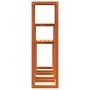 Plant supports 3 pieces solid pine wood wax brown by , Pot stands - Ref: Foro24-844472, Price: 94,84 €, Discount: %