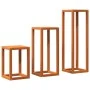 Pflanzenstützen 3 Stück aus massivem Kiefernholz, wachsbraun von , Topfständer - Ref: Foro24-844472, Preis: 94,88 €, Rabatt: %