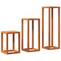 Pflanzenstützen 3 Stück aus massivem Kiefernholz, wachsbraun von , Topfständer - Ref: Foro24-844472, Preis: 96,11 €, Rabatt: %