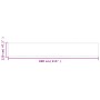 Balkonschirm 100 % Polyester Oxford weiß 120x800 cm von , Sonnenschirme - Ref: Foro24-4000103, Preis: 34,52 €, Rabatt: %