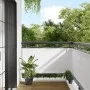 Balcony screen 100% polyester Oxford white 75x1000 cm by , Umbrellas - Ref: Foro24-4000090, Price: 34,73 €, Discount: %