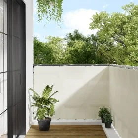 Balcony screen 100% polyester Oxford cream 120x700 cm by , Umbrellas - Ref: Foro24-4000207, Price: 31,15 €, Discount: %