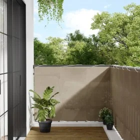 Balcony screen 100% polyester Oxford taupe 120x1000 cm by , Umbrellas - Ref: Foro24-4000251, Price: 44,04 €, Discount: %