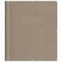 Balkonschirm 100 % Polyester Oxford Taupe 120x1000 cm von , Sonnenschirme - Ref: Foro24-4000251, Preis: 44,19 €, Rabatt: %