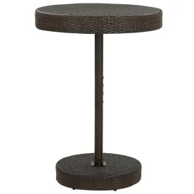 Brown synthetic rattan garden table 75.5x106 cm by vidaXL, Garden tables - Ref: Foro24-45858, Price: 75,42 €, Discount: %