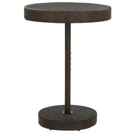 Brown synthetic rattan garden table 75.5x106 cm by vidaXL, Garden tables - Ref: Foro24-45858, Price: 75,42 €, Discount: %