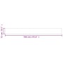 Balcony screen 100% polyester Oxford black 75x700 cm by , Umbrellas - Ref: Foro24-4000361, Price: 30,72 €, Discount: %