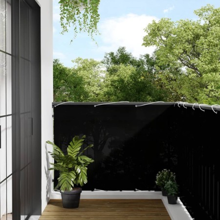 Balcony screen 100% polyester Oxford black 120x700 cm by , Umbrellas - Ref: Foro24-4000375, Price: 37,35 €, Discount: %