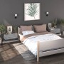 Wall bedside table 2 units Sonoma gray by vidaXL, Nightstands - Ref: Foro24-816943, Price: 66,61 €, Discount: %