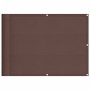Balcony screen 100% polyester Oxford brown 75x700 cm by , Umbrellas - Ref: Foro24-4000382, Price: 27,41 €, Discount: %