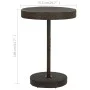 Brown synthetic rattan garden table 75.5x106 cm by vidaXL, Garden tables - Ref: Foro24-45858, Price: 75,42 €, Discount: %