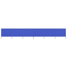 Paravientos de playa de 6 paneles tela azul celeste 800x80 cm de vidaXL, Sombrillas - Ref: Foro24-47173, Precio: 52,30 €, Des...