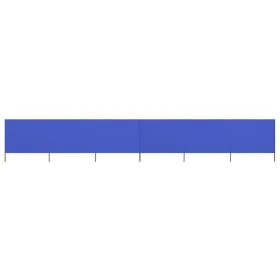 Paravientos de playa de 6 paneles tela azul celeste 800x80 cm de vidaXL, Sombrillas - Ref: Foro24-47173, Precio: 51,23 €, Des...