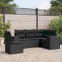 5-piece garden furniture set and black synthetic rattan cushions by , Garden sets - Ref: Foro24-3254902, Price: 368,65 €, Dis...