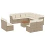 12-piece garden sofa set and brown synthetic rattan cushions by , Garden sets - Ref: Foro24-3256037, Price: 797,91 €, Discoun...