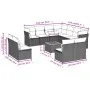 12-piece garden sofa set and brown synthetic rattan cushions by , Garden sets - Ref: Foro24-3256037, Price: 797,91 €, Discoun...