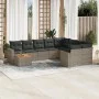 Set de sofás de jardín 10 pzas con cojines ratán sintético gris de , Conjuntos de jardín - Ref: Foro24-3256620, Precio: 605,9...
