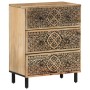3-piece sideboard solid mango wood 60x33x75 cm by , Sideboards - Ref: Foro24-3206306, Price: 524,31 €, Discount: %