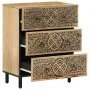 3-piece sideboard solid mango wood 60x33x75 cm by , Sideboards - Ref: Foro24-3206306, Price: 512,48 €, Discount: %