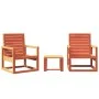 Gartenmöbel-Set 3-teilig, massives Kiefernholz, wachsbraun von , Gartensets - Ref: Foro24-844646, Preis: 137,84 €, Rabatt: %