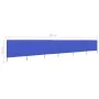 Paravientos de playa de 6 paneles tela azul celeste 800x80 cm de vidaXL, Sombrillas - Ref: Foro24-47173, Precio: 51,26 €, Des...
