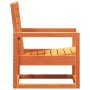 Gartenmöbel-Set 3-teilig, massives Kiefernholz, wachsbraun von , Gartensets - Ref: Foro24-844646, Preis: 139,14 €, Rabatt: %