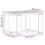 Gartenmöbel-Set 3-teilig, massives Kiefernholz, wachsbraun von , Gartensets - Ref: Foro24-844646, Preis: 137,84 €, Rabatt: %