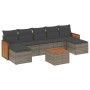 8-piece garden sofa set and gray synthetic rattan cushions by , Garden sets - Ref: Foro24-3227922, Price: 419,25 €, Discount: %
