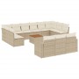 14-piece garden sofa set with beige synthetic rattan cushions by , Garden sets - Ref: Foro24-3256695, Price: 906,76 €, Discou...