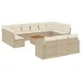 14-piece garden sofa set with beige synthetic rattan cushions by , Garden sets - Ref: Foro24-3256695, Price: 922,31 €, Discou...