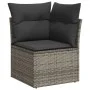 14-teilige Gartensofagarnitur mit grauen synthetischen Rattankissen von , Gartensets - Ref: Foro24-3256697, Preis: 857,13 €, ...