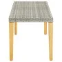 Banco de jardín ratán sintético gris 80 cm de vidaXL, Bancos de jardín - Ref: Foro24-46487, Precio: 41,16 €, Descuento: %