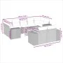 10-piece garden sofa set with gray synthetic rattan cushions by , Garden sets - Ref: Foro24-3257929, Price: 614,32 €, Discoun...