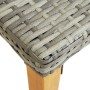 Graue Gartenbank aus synthetischem Rattan, 80 cm von vidaXL, Gartenbänke - Ref: Foro24-46487, Preis: 41,64 €, Rabatt: %
