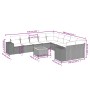11-teiliges Gartensofa-Set mit beigen synthetischen Rattankissen von , Gartensets - Ref: Foro24-3257969, Preis: 721,68 €, Rab...