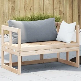 Extendable garden sofa bench solid pine wood by , garden benches - Ref: Foro24-832610, Price: 139,49 €, Discount: %