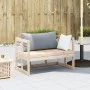 Ausziehbare Gartensofabank aus massivem Kiefernholz von , Gartenbänke - Ref: Foro24-832610, Preis: 139,49 €, Rabatt: %