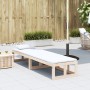Ausziehbare Gartensofabank aus massivem Kiefernholz von , Gartenbänke - Ref: Foro24-832610, Preis: 141,32 €, Rabatt: %