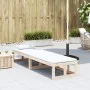 Ausziehbare Gartensofabank aus massivem Kiefernholz von , Gartenbänke - Ref: Foro24-832610, Preis: 139,49 €, Rabatt: %