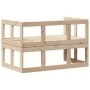 Ausziehbare Gartensofabank aus massivem Kiefernholz von , Gartenbänke - Ref: Foro24-832610, Preis: 139,49 €, Rabatt: %