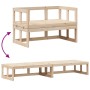Ausziehbare Gartensofabank aus massivem Kiefernholz von , Gartenbänke - Ref: Foro24-832610, Preis: 141,32 €, Rabatt: %